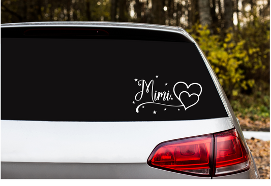 Mimi Car Window Decal - Mimi Vinyl Decal | Mimi Decal | Mimi Car Decal | Mimi Laptop Decal | Mimi Tumbler Decal