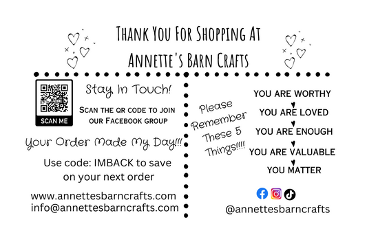 Thank You For Shopping Thermal Packing Labels