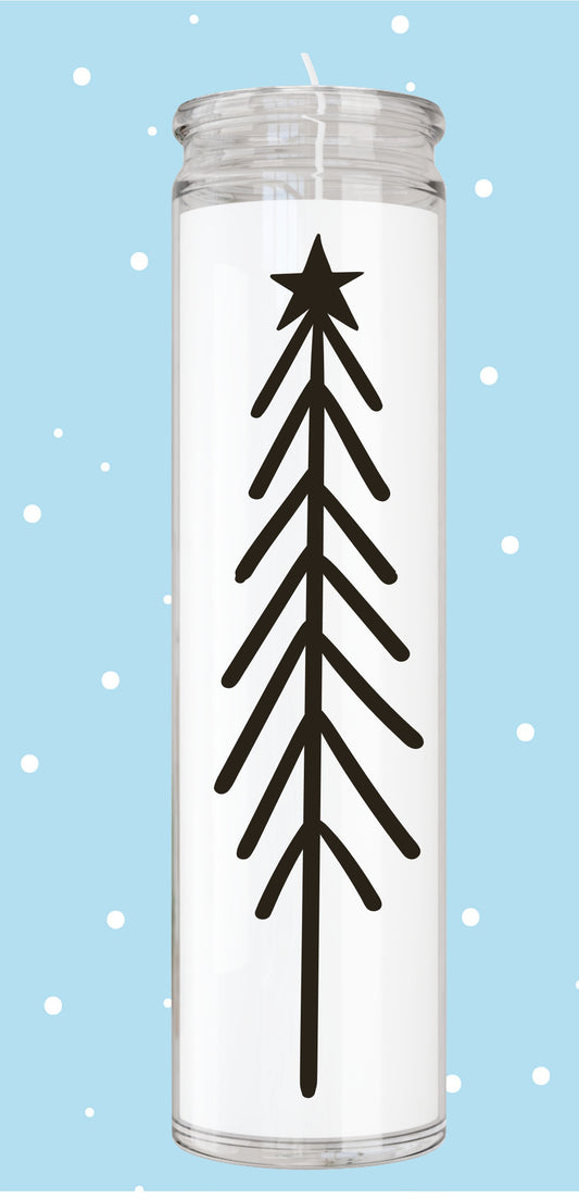 Twig Christmas Tree Candle